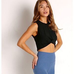 Beyond Yoga, Twist of Fate Cropped Tank, Darkest Nights
